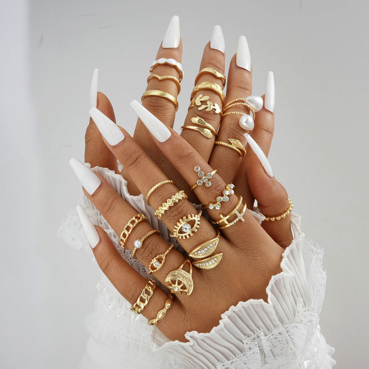 New Fashion ring accessories women 23-piece set jewelry