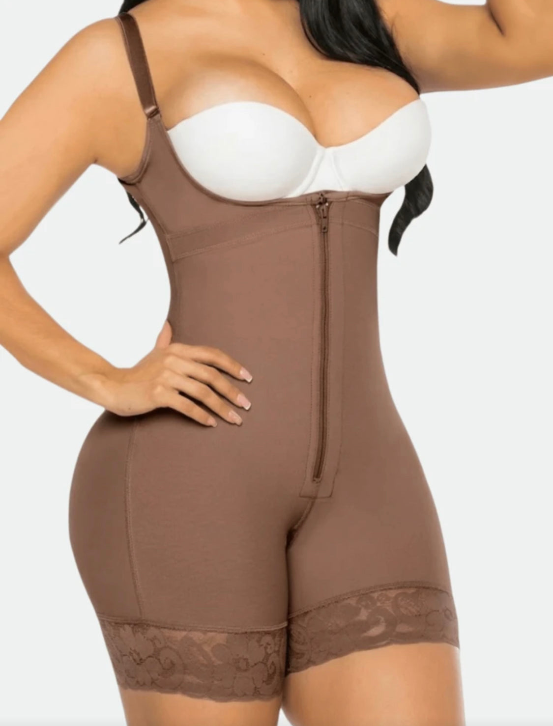 1pc Women's High Compression Shapewear, Butt Lift, Tummy Control, Leg Slimming Bodysuit, Daily Wear