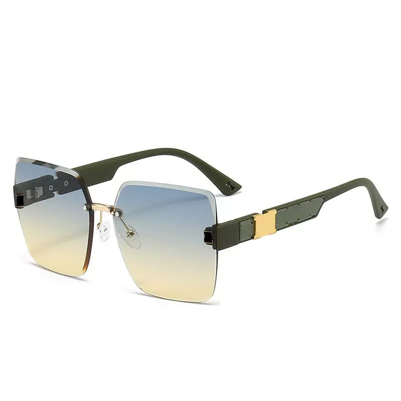 2026 New Frameless Korean Style Sunglasses for Women, Fashionable Trendy Internet Celebrity Large Frame Street Style Versatile High-End Sunglasses If in stock available👉 Delivery time 3 to 5 days and if Pre-order then 👉 delivery time 10 to 15 days)