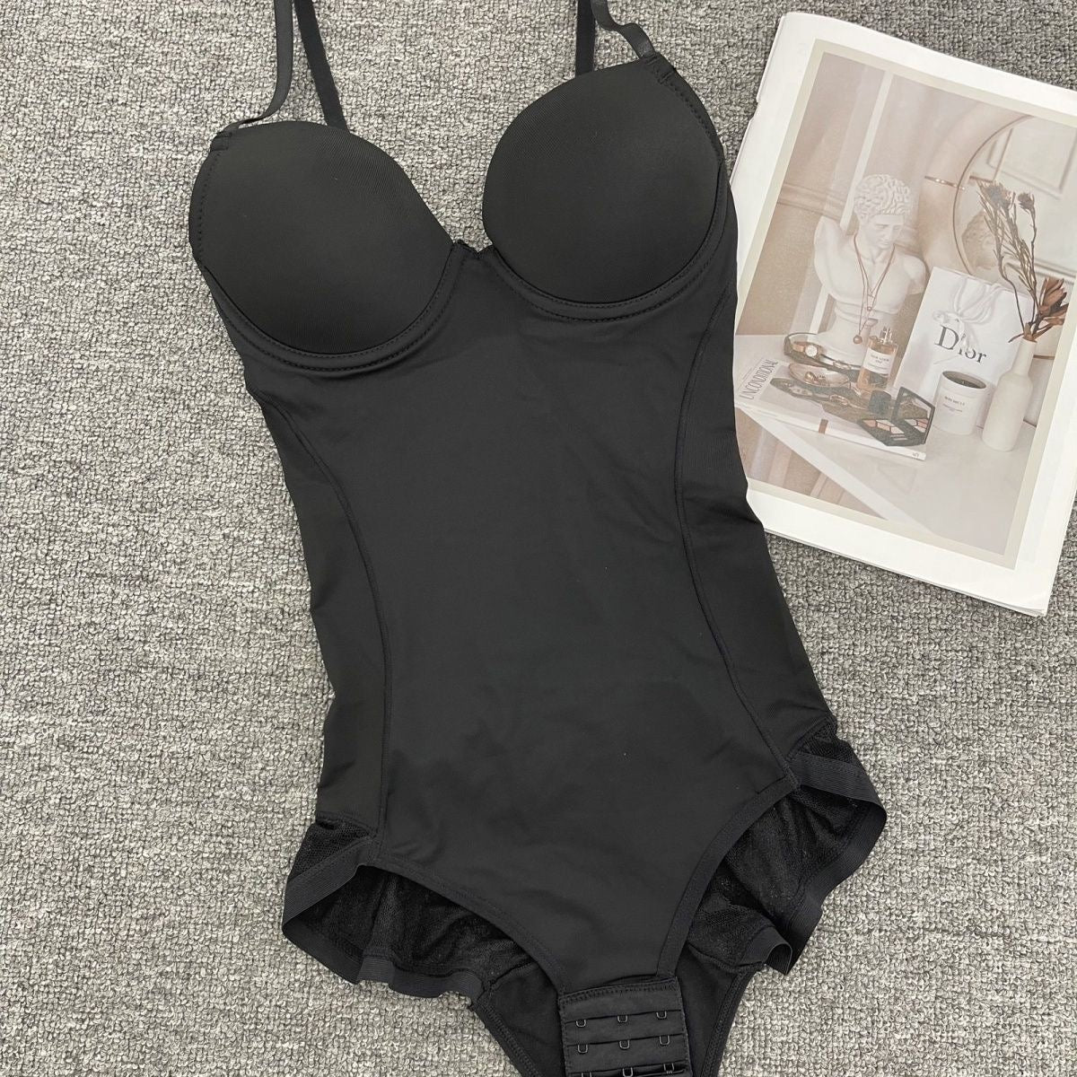 Waist-cinching halter bra bodysuit slimming and shaping bodysuit triangle bodysuit thin shaping underwear