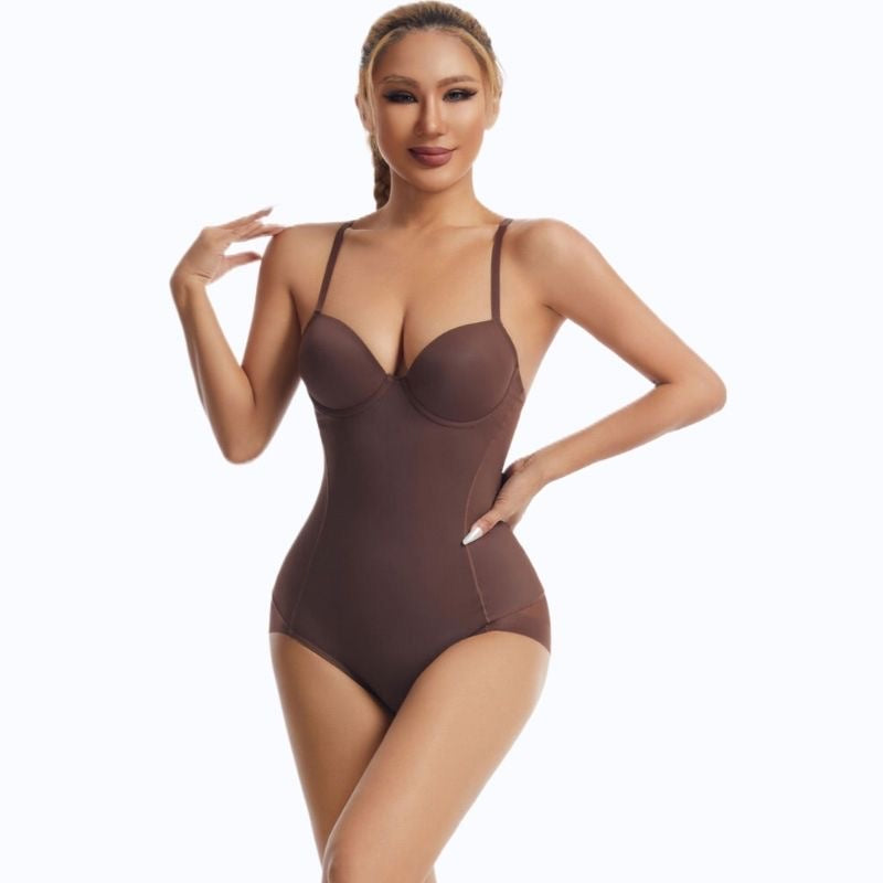Waist-cinching halter bra bodysuit slimming and shaping bodysuit triangle bodysuit thin shaping underwear