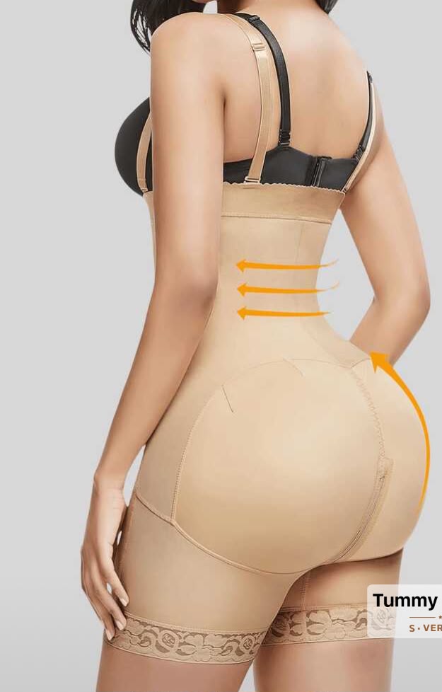 1pc Women's Compression Shaping Jumpsuit, High Waist Shaping Pants Abdominal Control Shorts Waist Training Corset, Suitable For Multiple Occasions